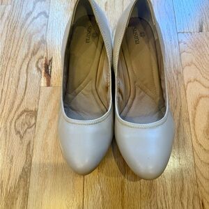 Susina Nude Wedge Heels